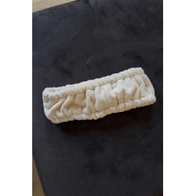 Fascia capelli  con elastici tortora